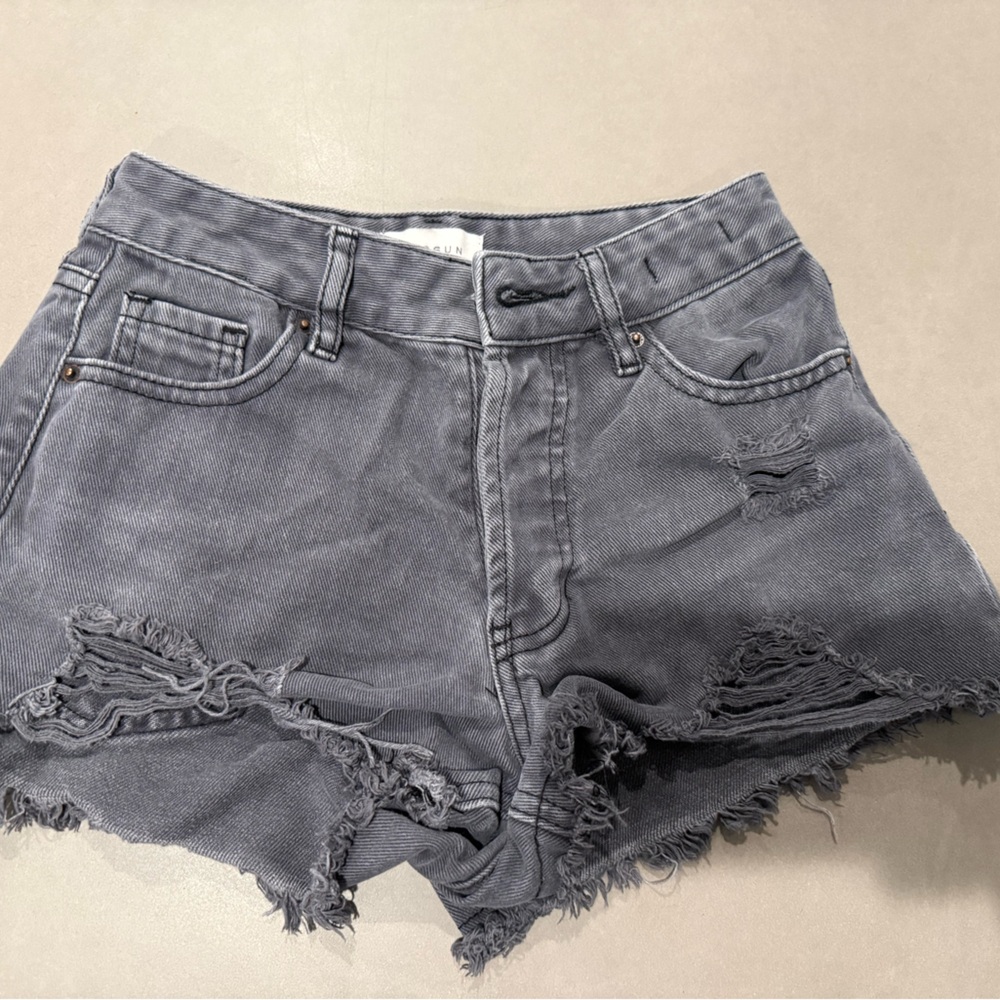PacSun High Rise Festival shorts sz 23. Excellent condition.